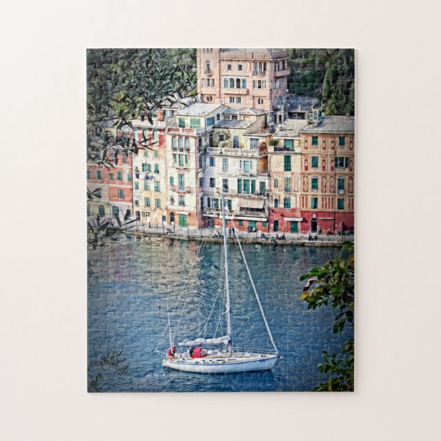 Puzzle Vacances à Portofino Italie - 11x14 -252 pc (Vertical)