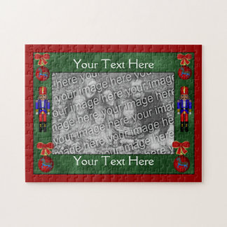 Puzzle Vacances d'ornements de casse-noix votre photo