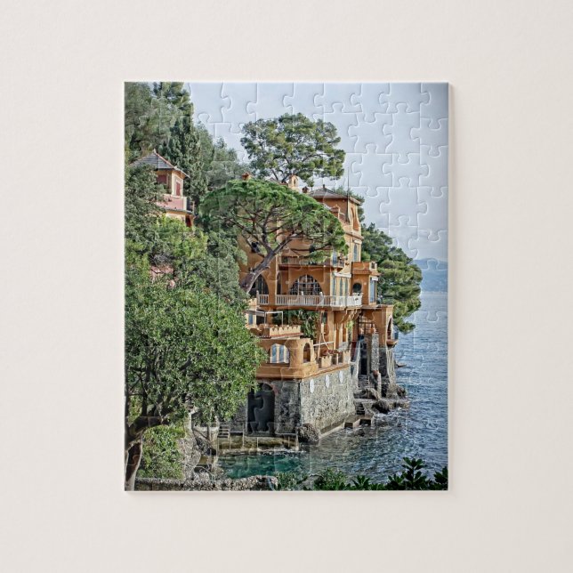 Puzzle Vacances en Italie - Portofino - 8x10 - 110 pcs (Vertical)