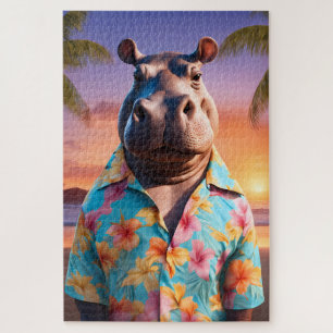 Puzzle Vacances Hippopotamus