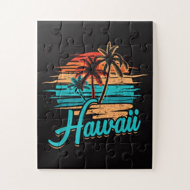 Puzzle Vacances tropicales à Hawaii îles Hawaïennes (Vertical)