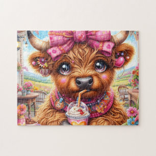 Puzzle Vache Highland bébé