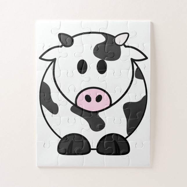Puzzle Vache laitière mignonne (Vertical)