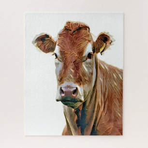 PUZZLE VACHE MIGNONNE