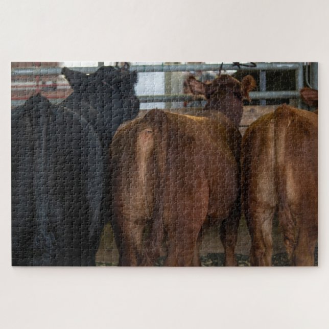 Puzzle Vaches de derrière (Horizontal)