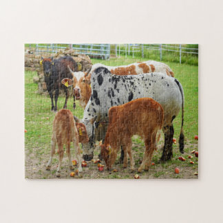 Puzzle Vaches de ferme