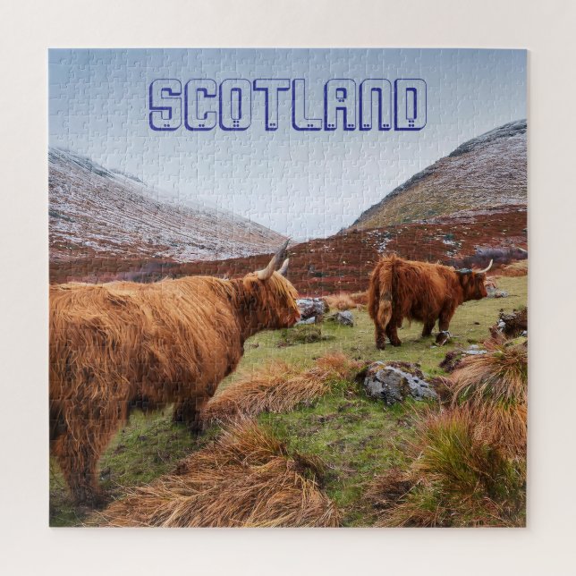 Puzzle Vaches Highland (Vertical)