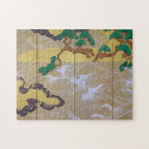 Puzzle Vagues à Matsushima (à droite), Tawaraya Sotatsu