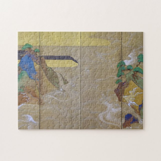 Puzzle Vagues à Matsushima (gauche), Tawaraya Sotatsu (Horizontal)