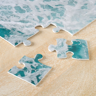 Puzzle Vagues bleues de l'océan