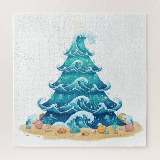 Puzzle vagues de noël (Vertical)