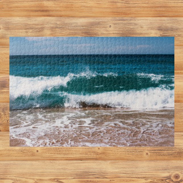 Puzzle Vagues profondes de l'océan bleu (Créateur téléchargé)