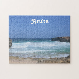 Puzzle Vagues somptueuses qui s'écrasent à Aruba