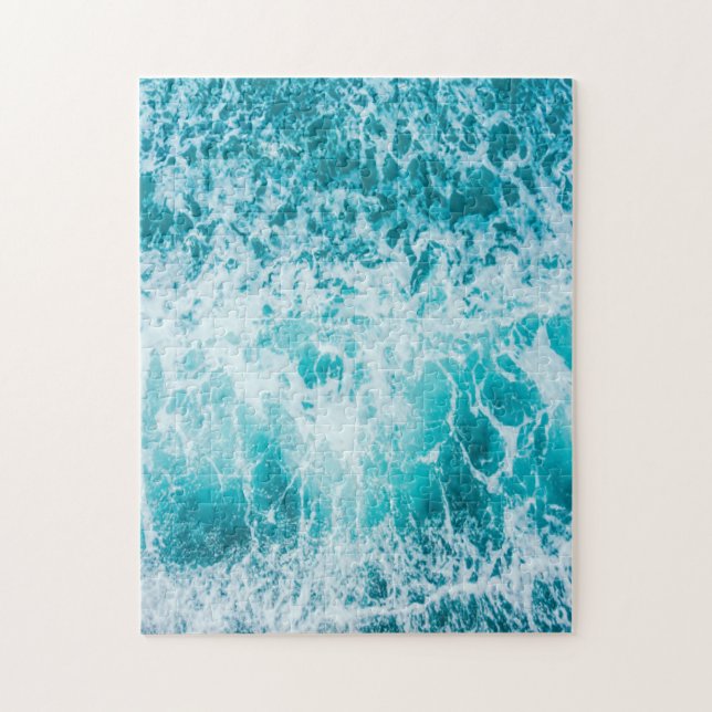 Puzzle Vagues tropicales de l'océan bleu (Vertical)