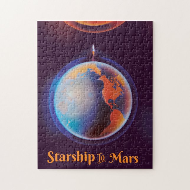 Puzzle Vaisseau spatial vers Mars (Vertical)