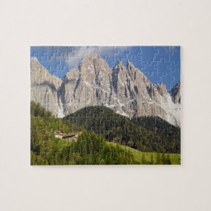 Puzzle Val di Funes, vallée de Villnöss, Dolomites, Itali