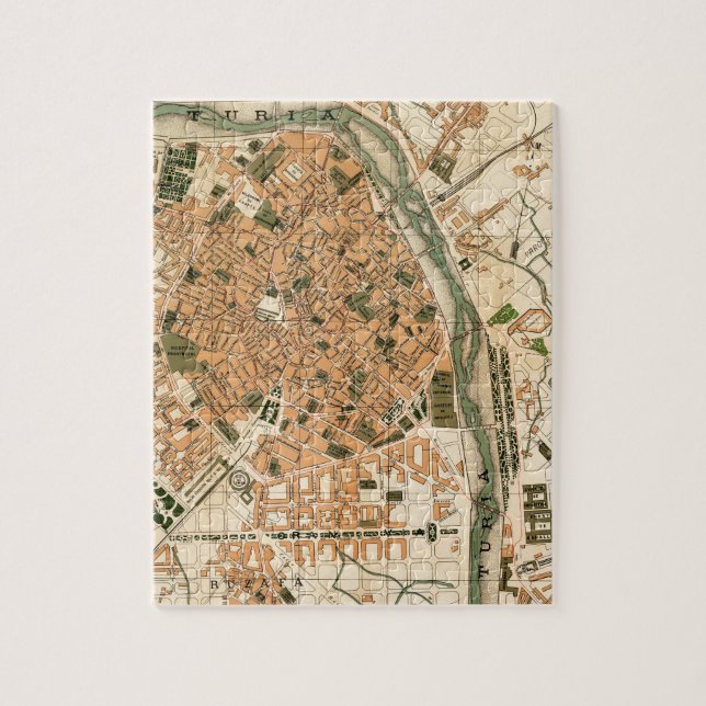 Puzzle Valence Espagne 1904 (Vertical)