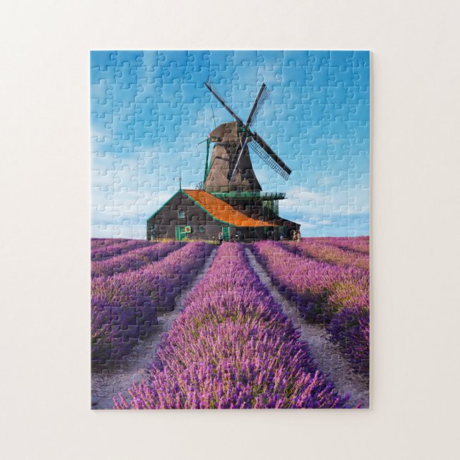 Puzzle Valensole Lavande Champs Provence France (Vertical)