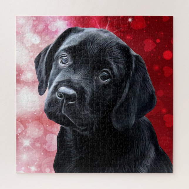 Puzzle Valentine Puppy (Vertical)