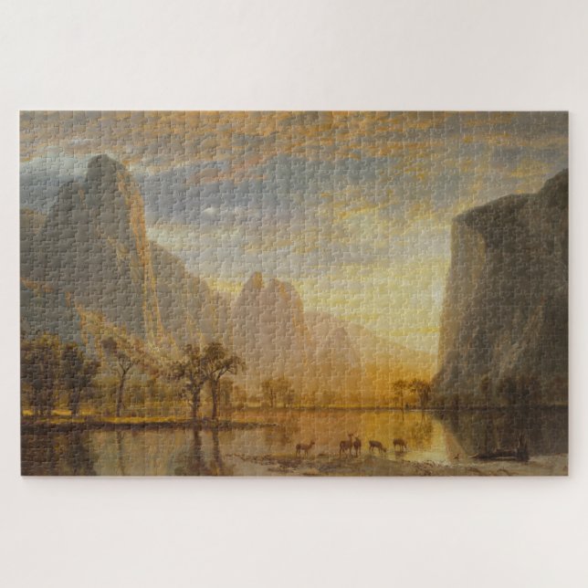 Puzzle "Vallée des Yosemites" de Bierstadt (Horizontal)