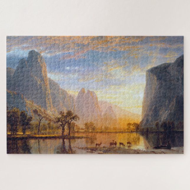 Puzzle Vallée du Yosemite, Albert Bierstadt (Horizontal)