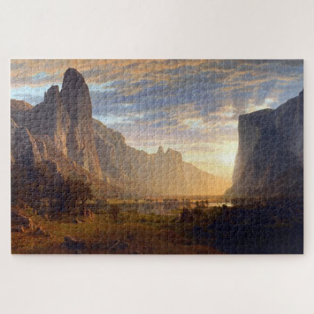 Puzzle Vallée du Yosemite, Albert Bierstadt (Horizontal)