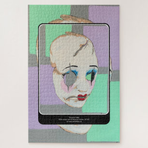 Puzzle 'Vallée troublante' Peinture sur une