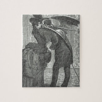 Puzzle Vampire à ailes victorien/gothique d'un baiser
