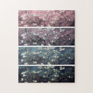 Puzzle Van Gogh Almond Blossoms Mauve UlUV Turquoise