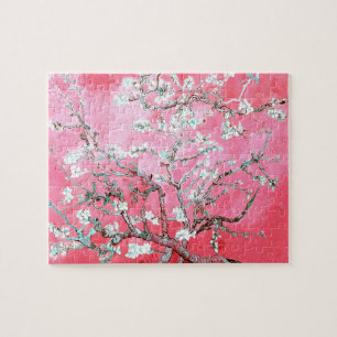 Puzzle Van Gogh Almond Blossoms rose Bleu