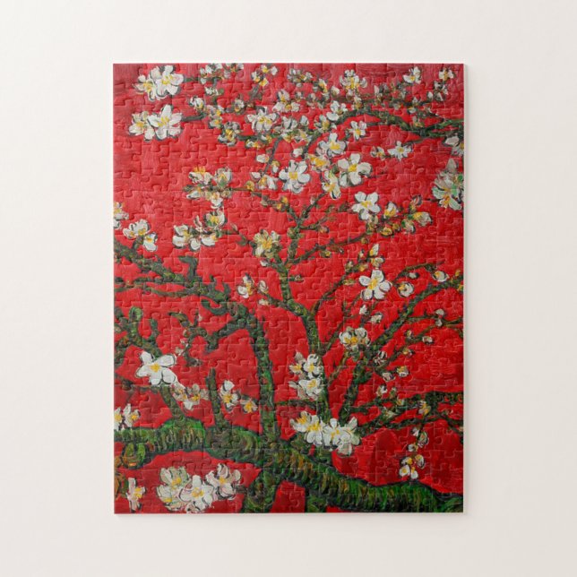 Puzzle Van Gogh Almond Blossoms Rouge (Vertical)