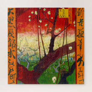 Puzzle Van Gogh Arbre de prune à fleurs après Hiroshige