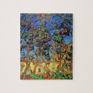 Puzzle Van Gogh - Arbres dans le jardin de l'hôpital St P