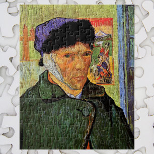 Puzzle Van Gogh ; Autoportrait avec oreille déchaînée