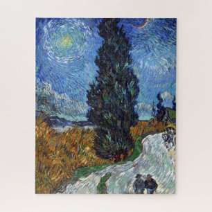 Puzzle Van Gogh Country Road Cypress Artwork