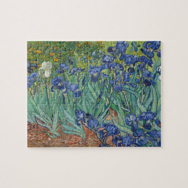 Puzzle Van Gogh IrIses célèbre peinture à l'huile (Horizontal)