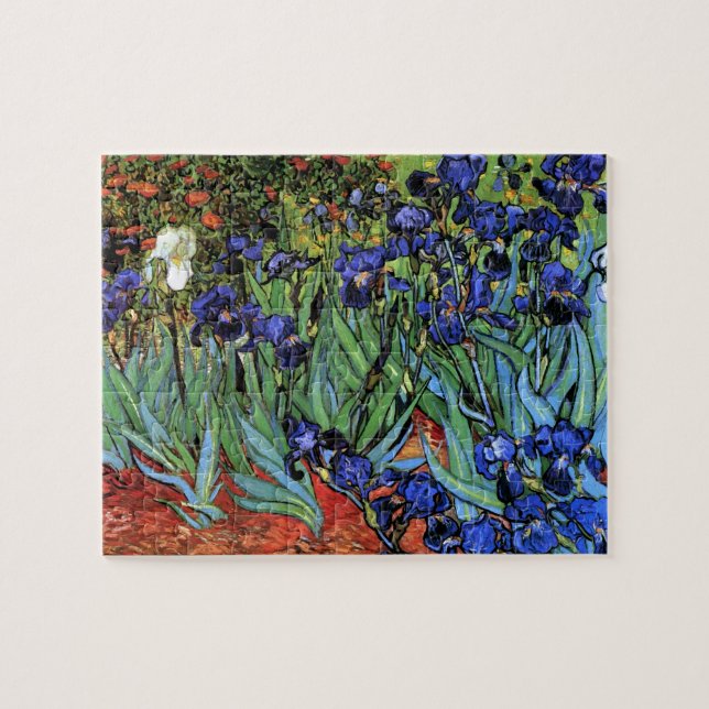 Puzzle Van Gogh Irises (F608) Art Vintage (Horizontal)