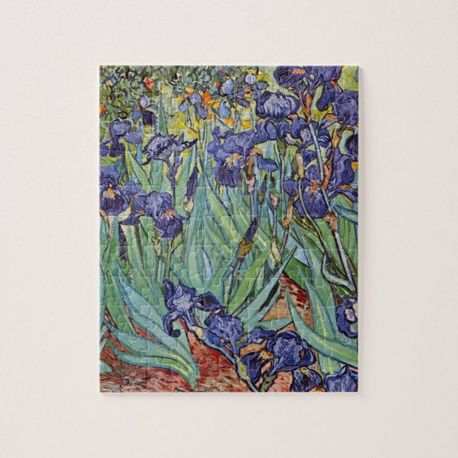 Puzzle Van Gogh Irises Peinture impressionniste (Vertical)