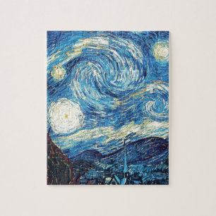 Puzzle Van Gogh l'art vintage de la nuit étoilée 1889