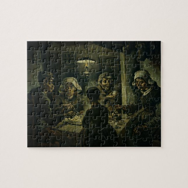 Puzzle Van Gogh Le Mangeur de Pommes de Terre  (Horizontal)