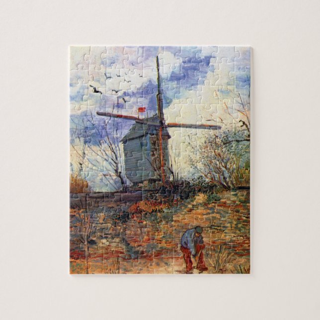 Puzzle Van Gogh - Le Moulin de la Galette Moulin à vent (Vertical)