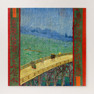 Puzzle Van Gogh Le Pont sous la Pluie d'après Hiroshige