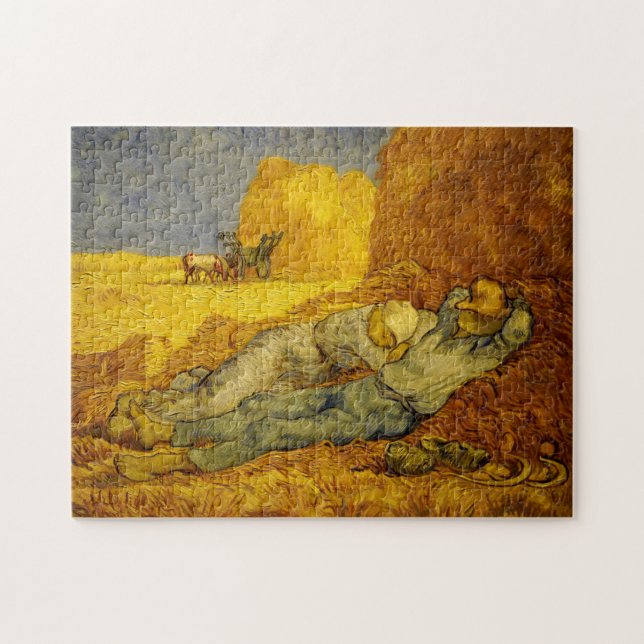 Puzzle Van Gogh Peinture de midi Repos du travail (Horizontal)