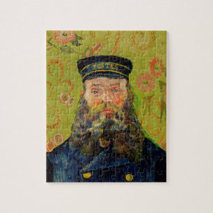 Puzzle Van Gogh Postman. Art de l'impressionnisme de port
