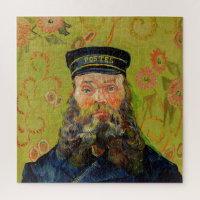 Van Gogh Postman Portrait Peinture Antique Art