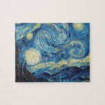 Puzzle Van Gogh Starry Classic Nuit Impressionnisme Art<br><div class="desc">Peinture de nuit étoilée - C'est le chef-d'oeuvre de Vincent Van Gogh,  The Starry Night 1889.</div>