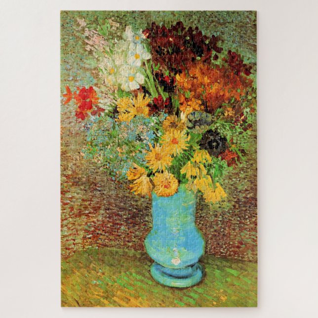 Puzzle Van Gogh - Vase avec marguerites, anémones, (Vertical)
