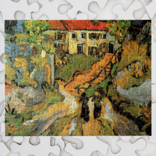 Puzzle Van Gogh Village Street et Steps Auvers, Figures