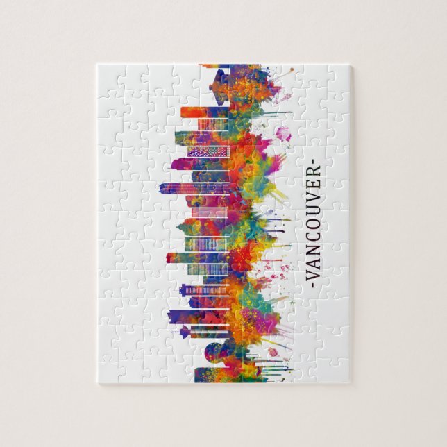 Puzzle Vancouver Canada Skyline (Vertical)
