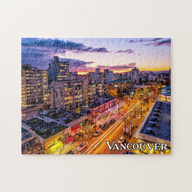 Puzzle Vancouver Skyline, Colombie-Britannique, Canada (Horizontal)